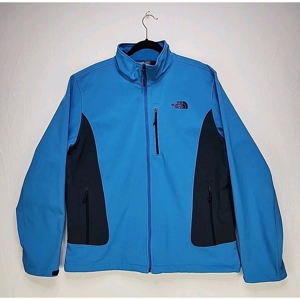 The North Face Jacket Men's Size XL Blue Shellrock Softshell Full‎ Zip CAJ5